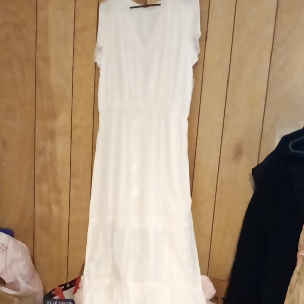 Sonoma White Maxi Dress